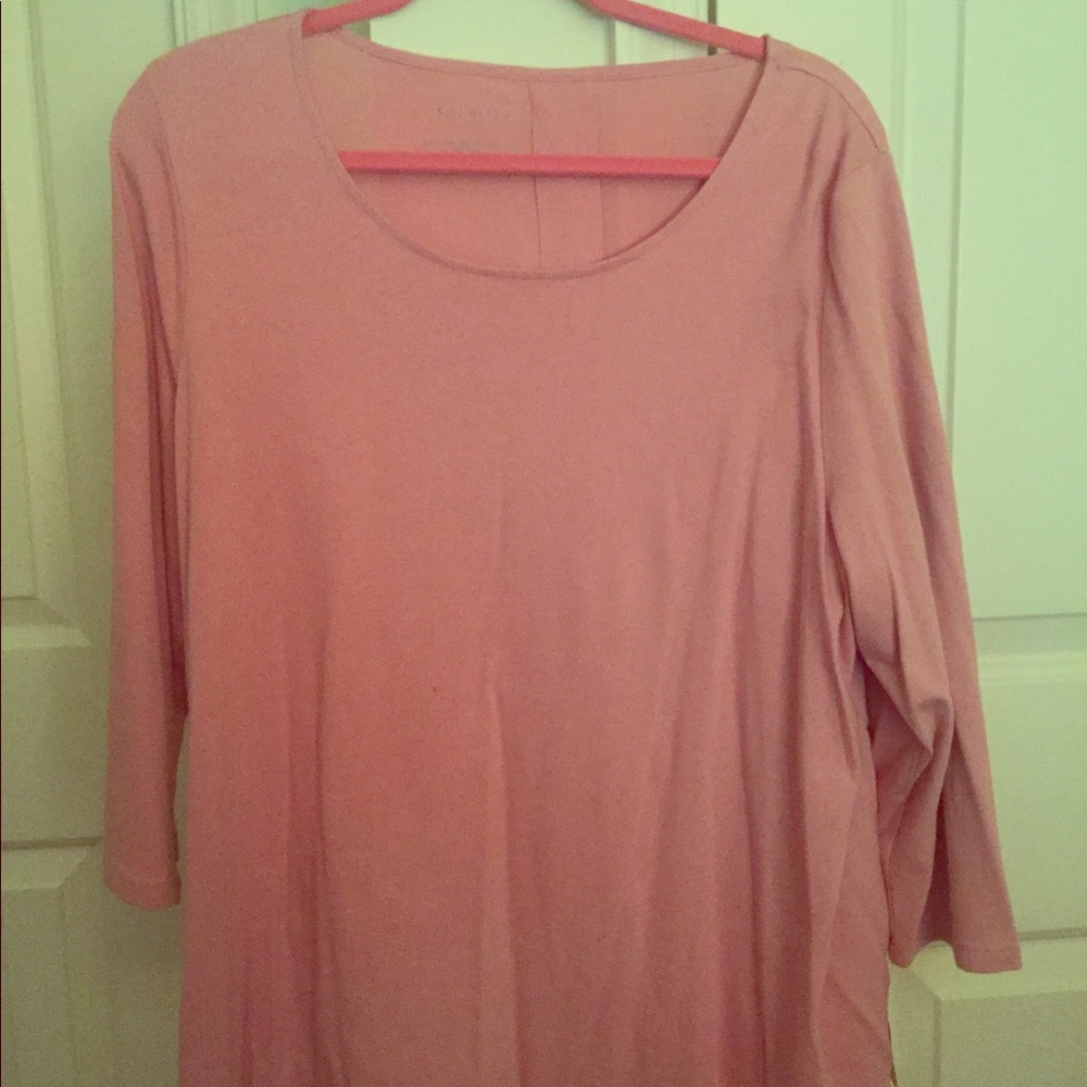 Talbots Top/Tunic in Pink NWT